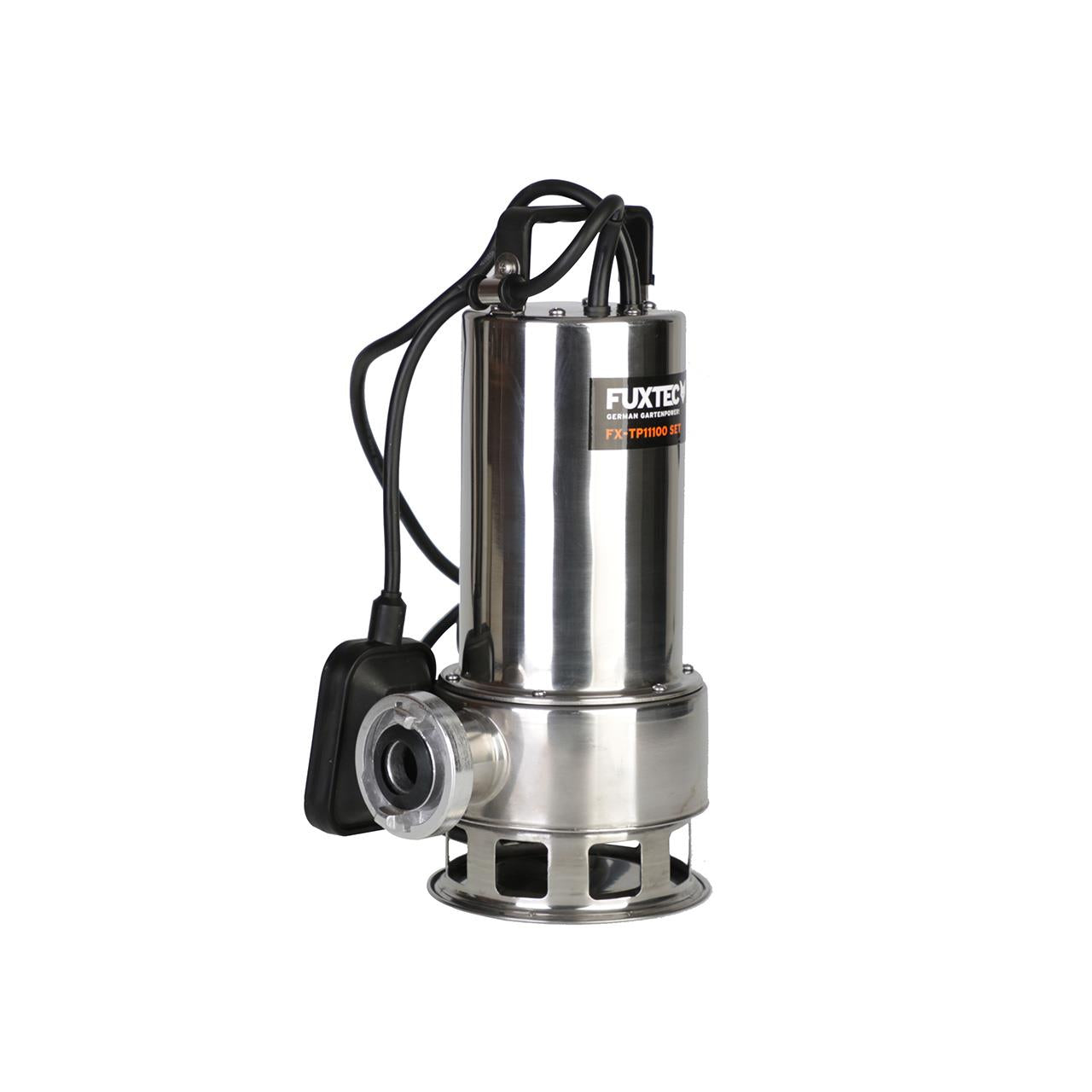 FUXTEC Tauchpumpe - Schmutzwasserpumpe FX-TP11000 INOX (Edelstahl) - 1100 Watt