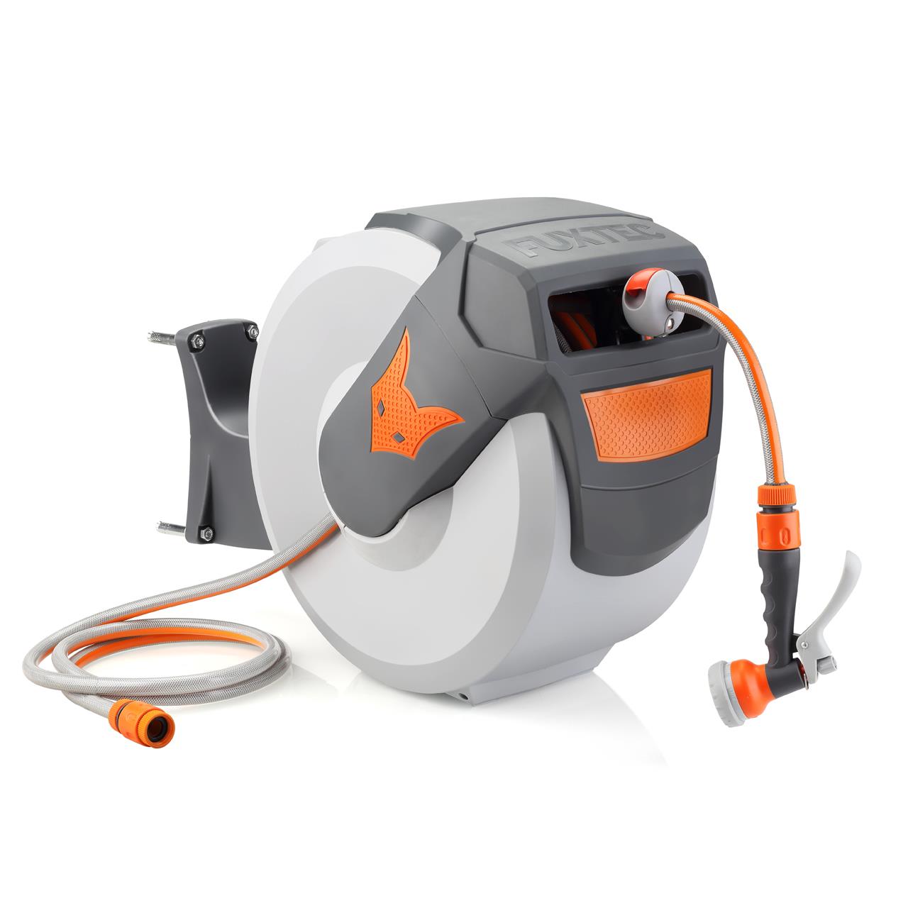 B-WARE FUXTEC Wasserschlauchaufroller 20m rund FX-WSA20