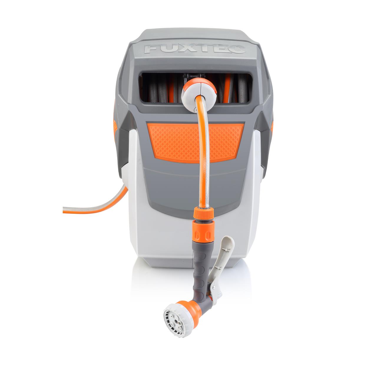 Bild 1 B-WARE FUXTEC Wasserschlauchaufroller 30m rund FX-WSA30