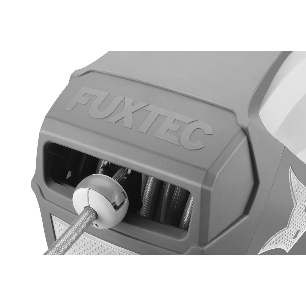 Bild 1 B-WARE FUXTEC Wasserschlauchaufroller 30m rund FX-WSA30G Grau