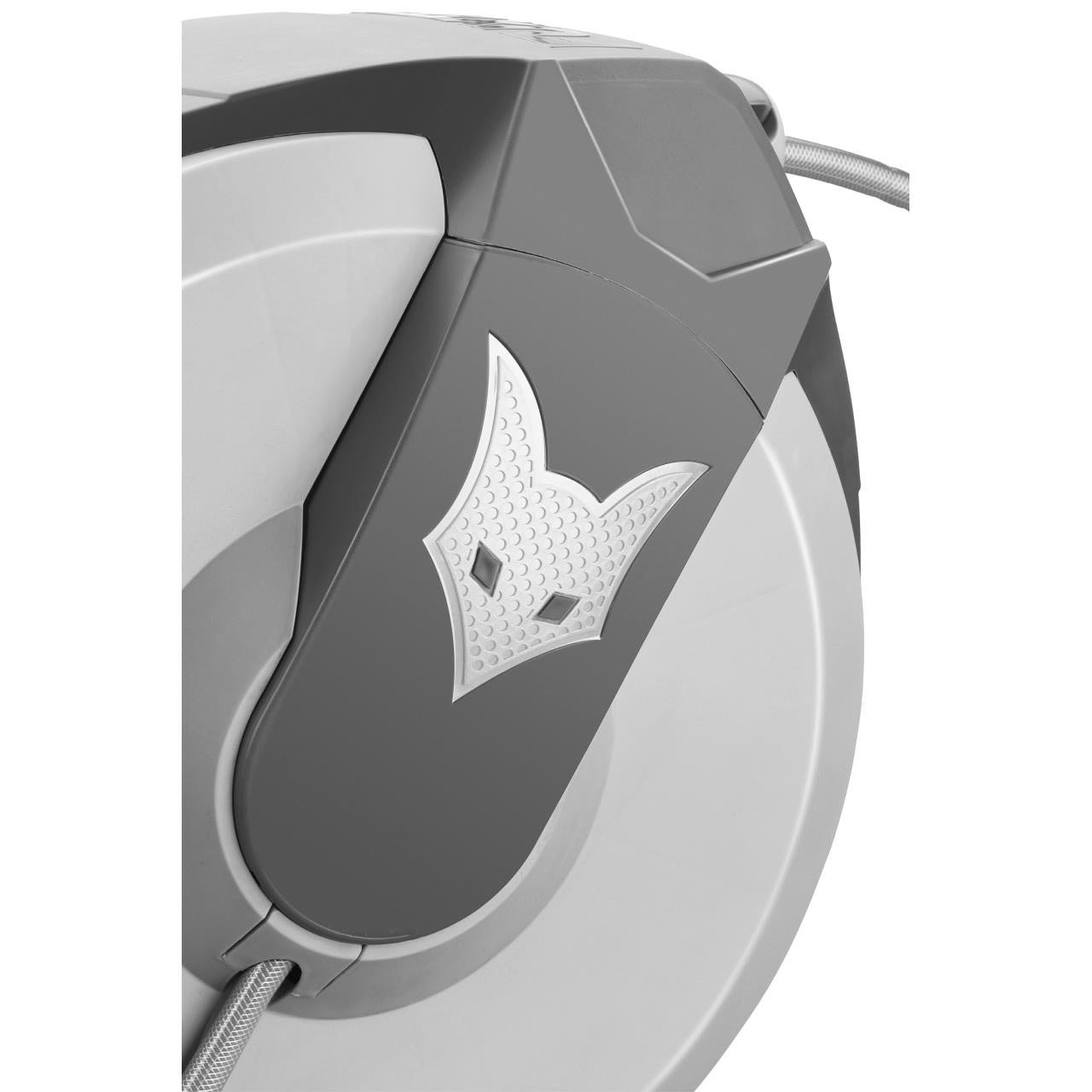 B-WARE FUXTEC Wasserschlauchaufroller 30m rund FX-WSA30G Grau