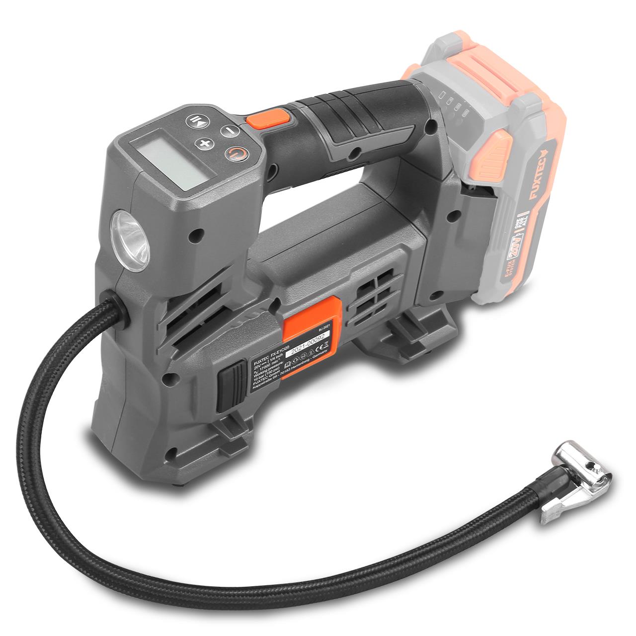 B-WARE FUXTEC 20V Akku Kompressor FX-E1CI20 ohne Akkupack, ohne Ladegerät
