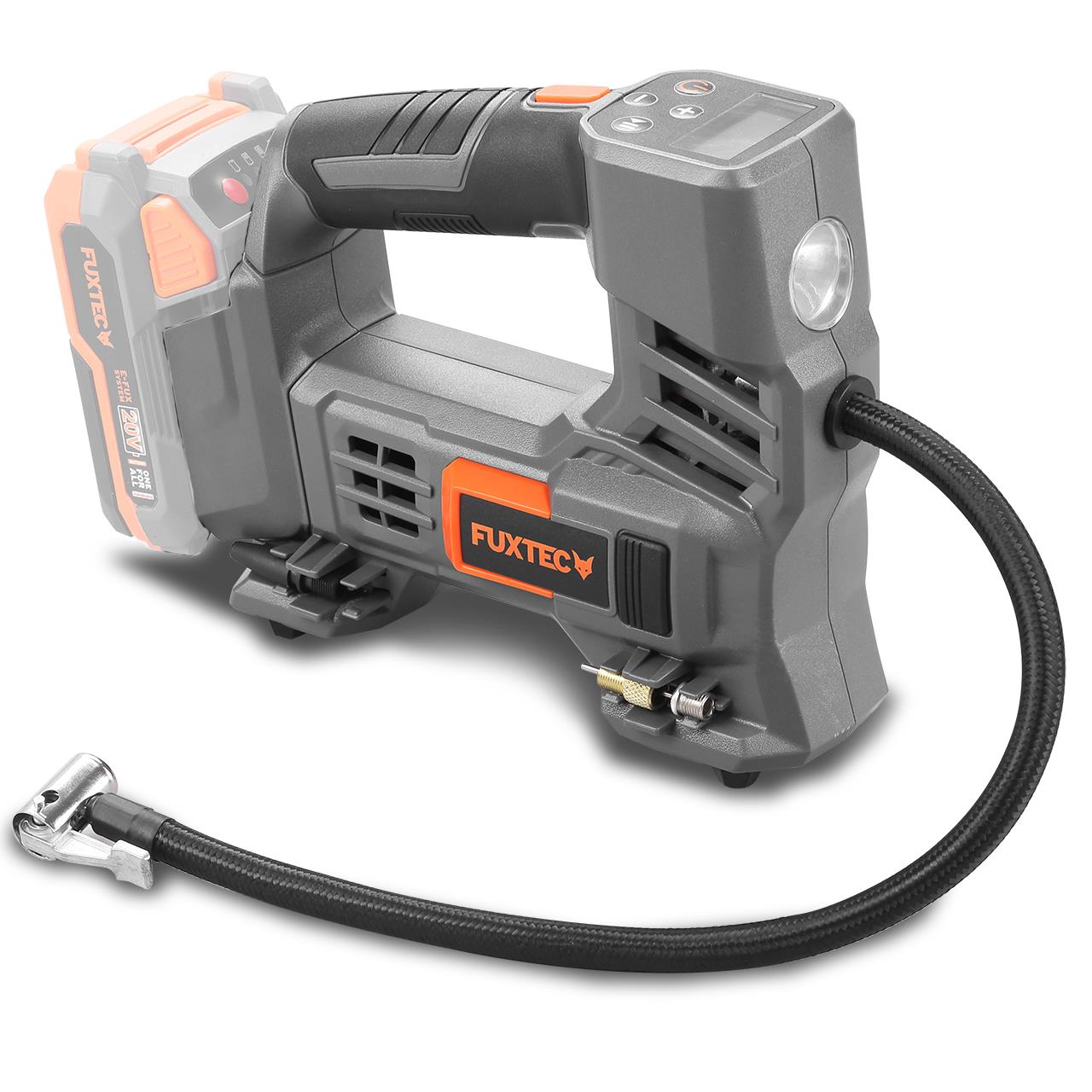 B-WARE FUXTEC 20V Akku Kompressor FX-E1CI20 ohne Akkupack, ohne Ladegerät