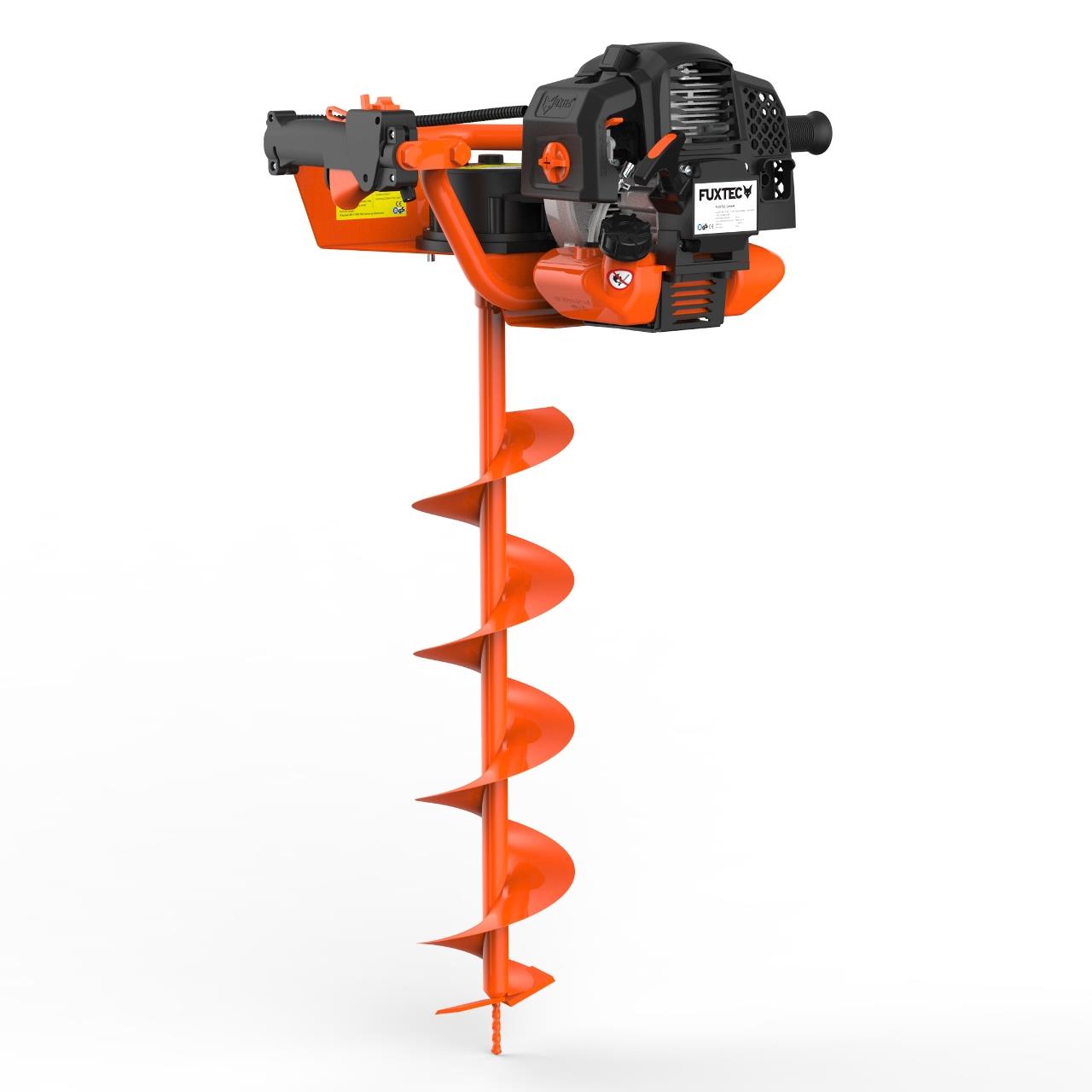 B-WARE FUXTEC FX-EB152 Erdbohrgerät inkl. 100,150,200mm Aufsätze