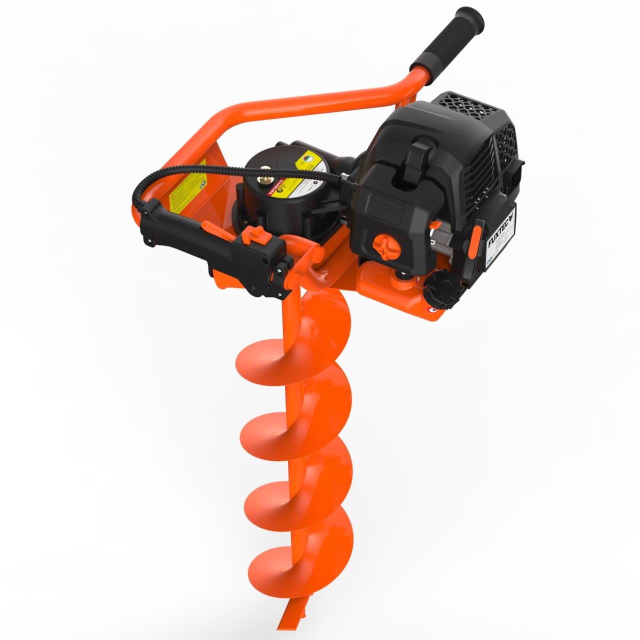 B-WARE FUXTEC FX-EB152 Erdbohrgerät inkl. 100,150,200mm Aufsätze