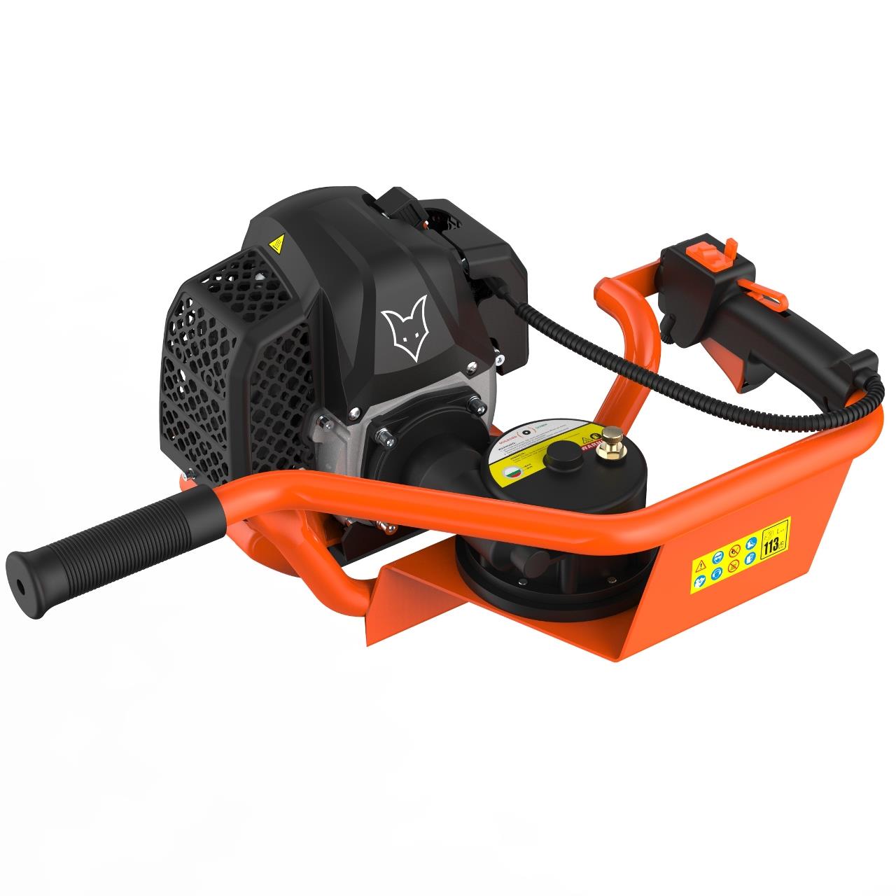 B-WARE FUXTEC FX-EB152 Erdbohrgerät inkl. 100,150,200mm Aufsätze