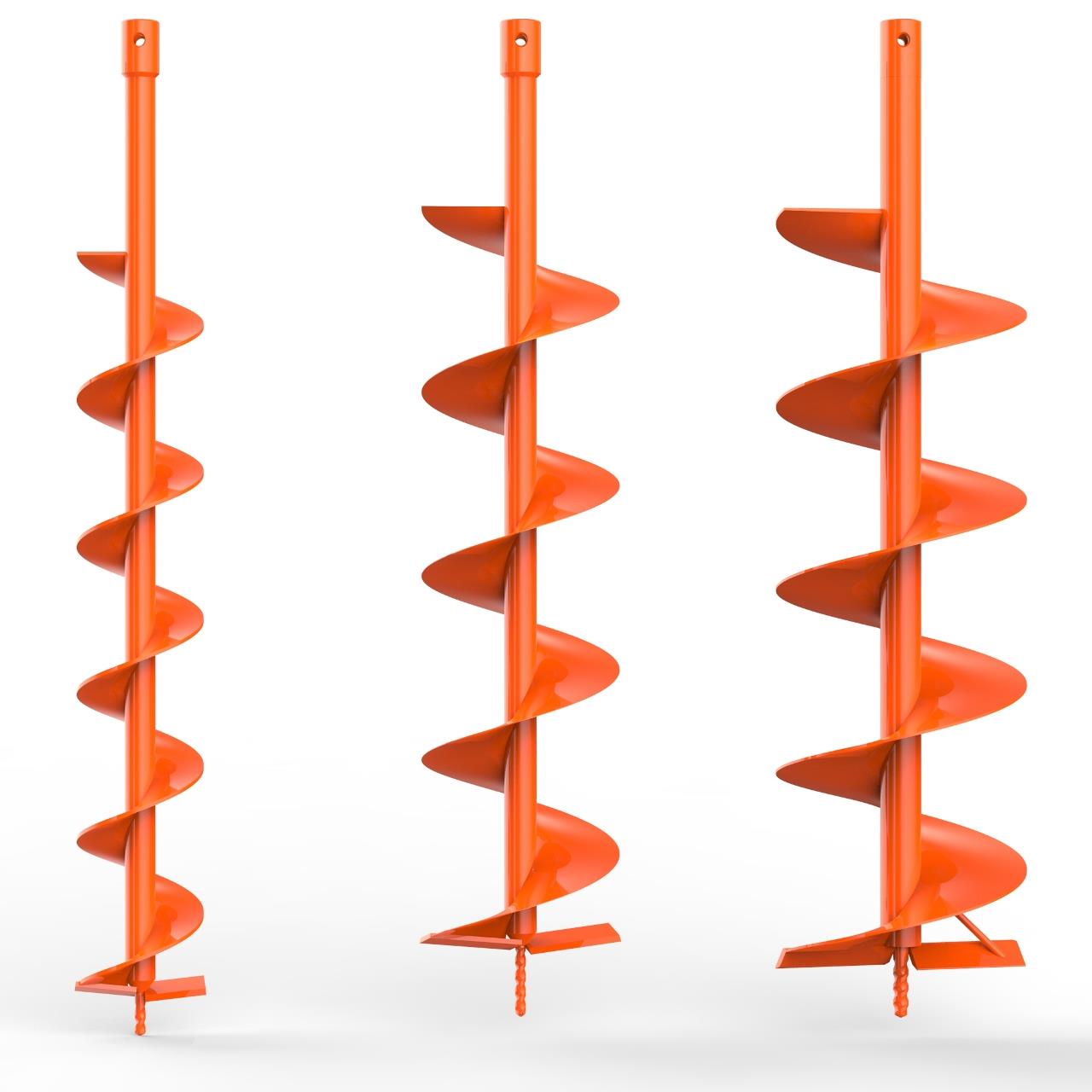 B-WARE FUXTEC FX-EB152 Erdbohrgerät inkl. 100,150,200mm Aufsätze