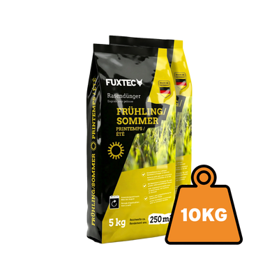FUXTEC Rasendünger Frühjahr/Sommer FX-RDFS 10kg für 500qm