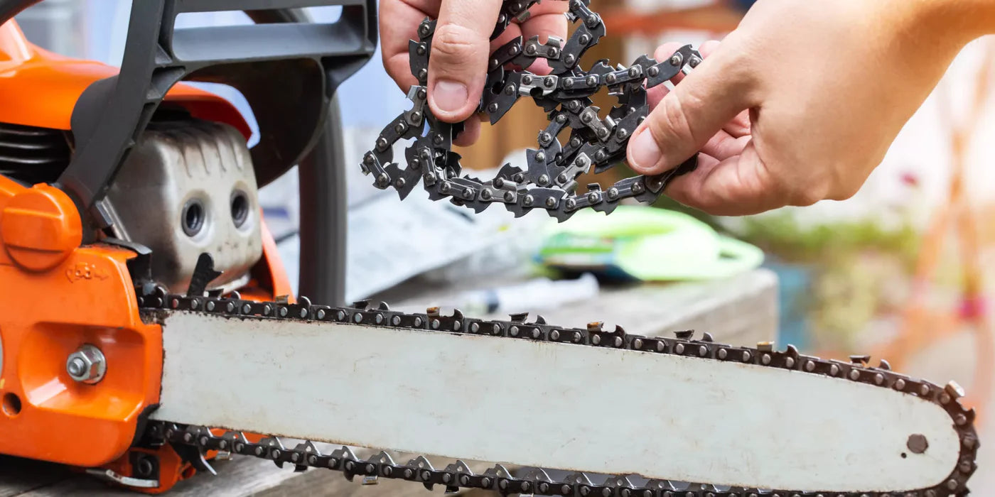 Jeremywell Kettensäge Kette – 45 Glieder, 30,5 Cm, 3/8 Zoll LP Teilung, Für Husqvarna, Stihl & Mehr